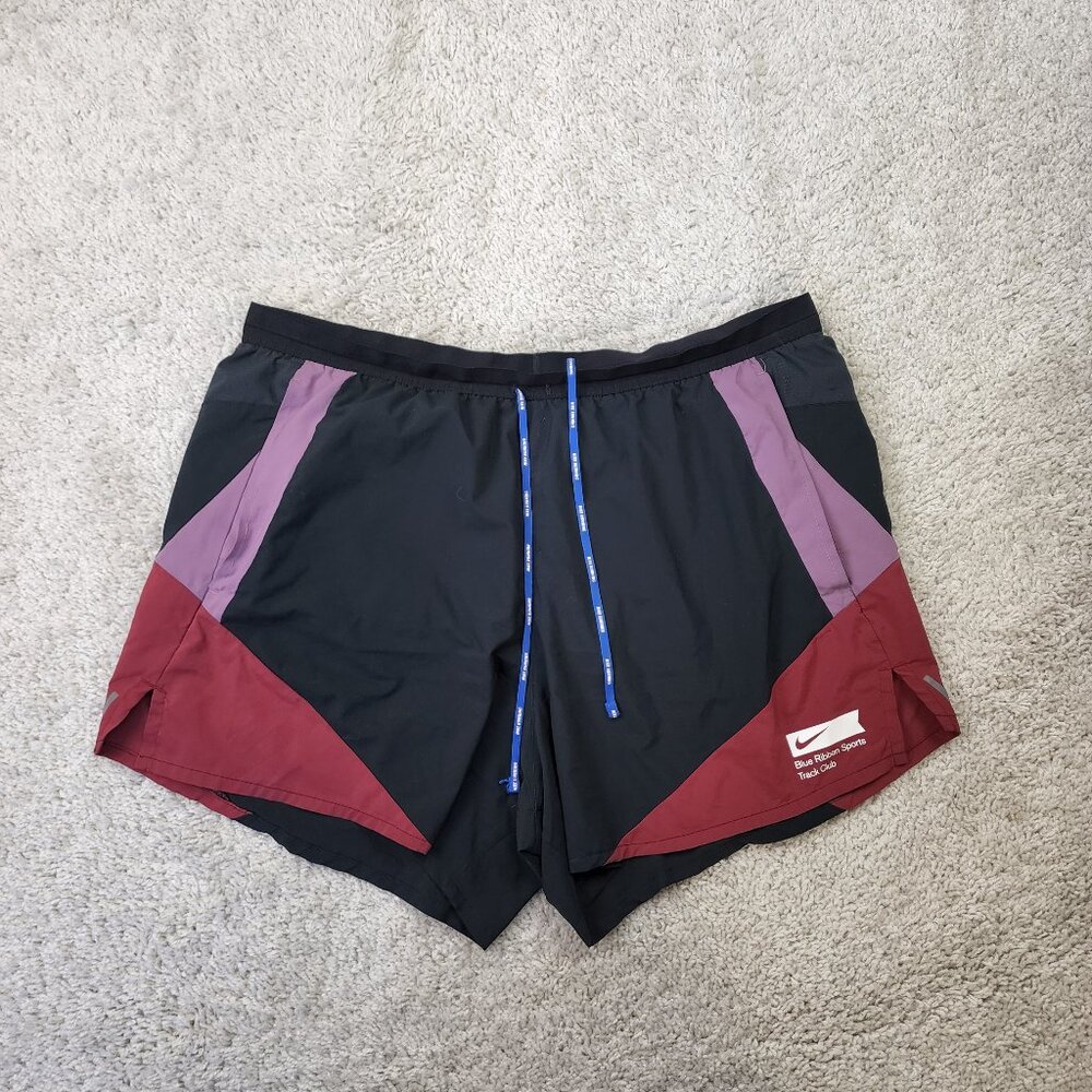 Men’s Nike Blue Ribbon Sports Track Club Flex Stride 4” Lined Shorts Blue Sz XL